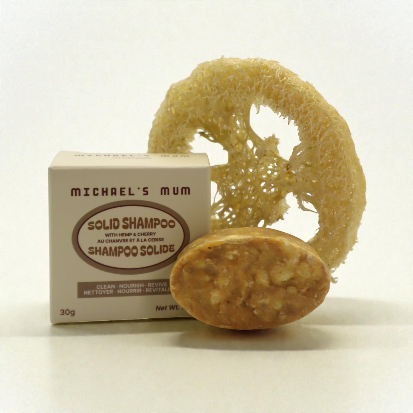 Hemp & Cherry Solid Shampoo Bar