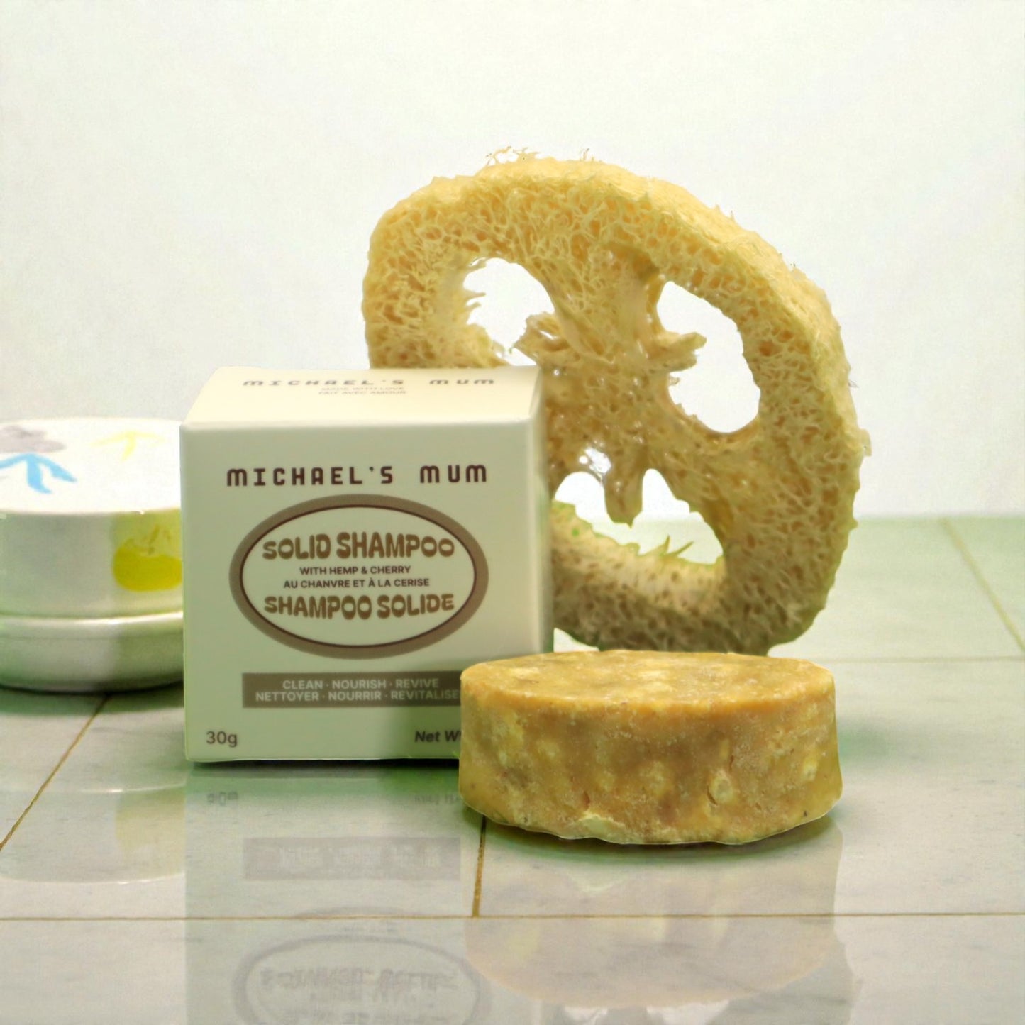 Hemp & Cherry Solid Shampoo Bar